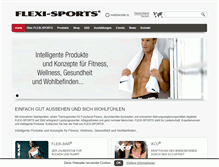 Tablet Screenshot of flexi-sports.com